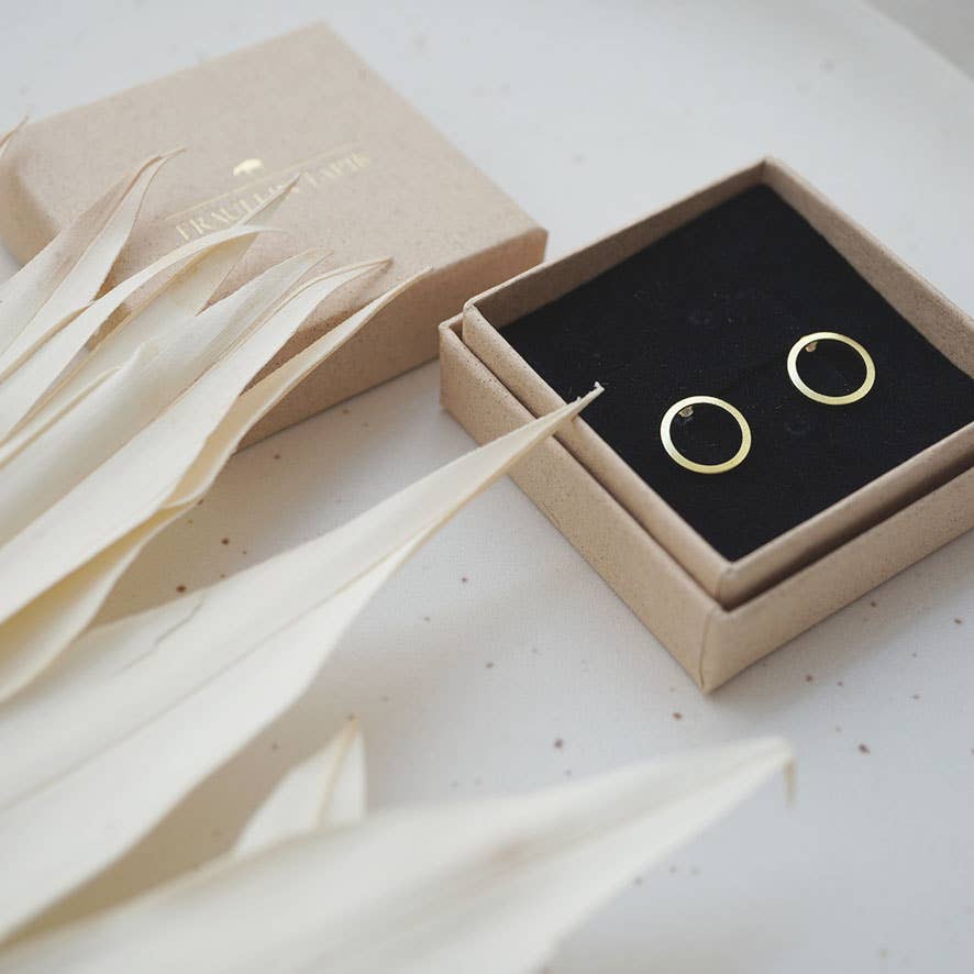 RING ohrstecker 16 mm