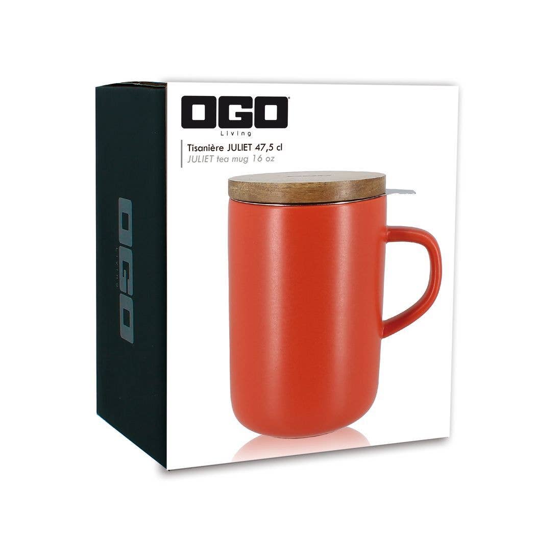 teebecher mit Akaziendeckel 475 ml