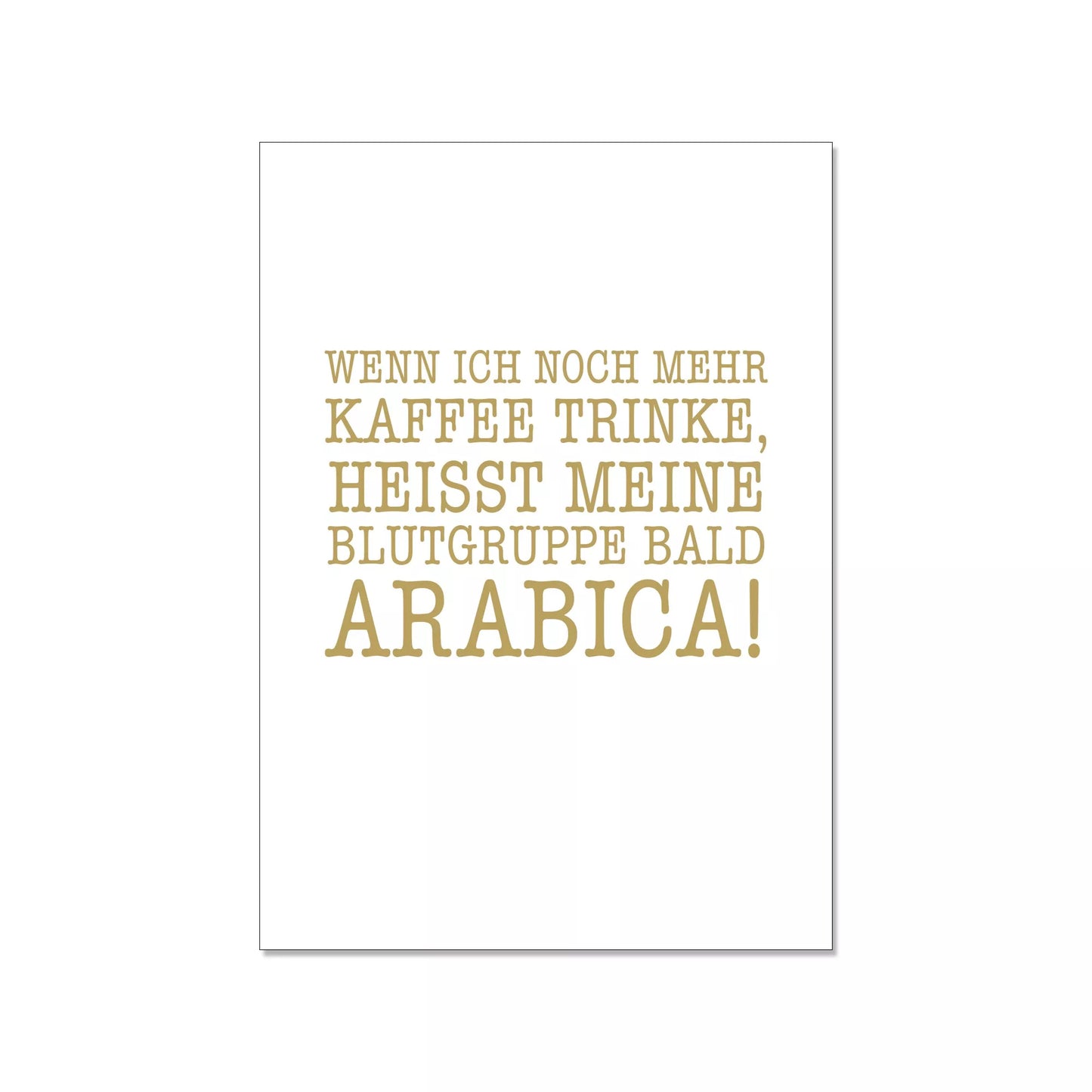 postkarte mehr kaffee