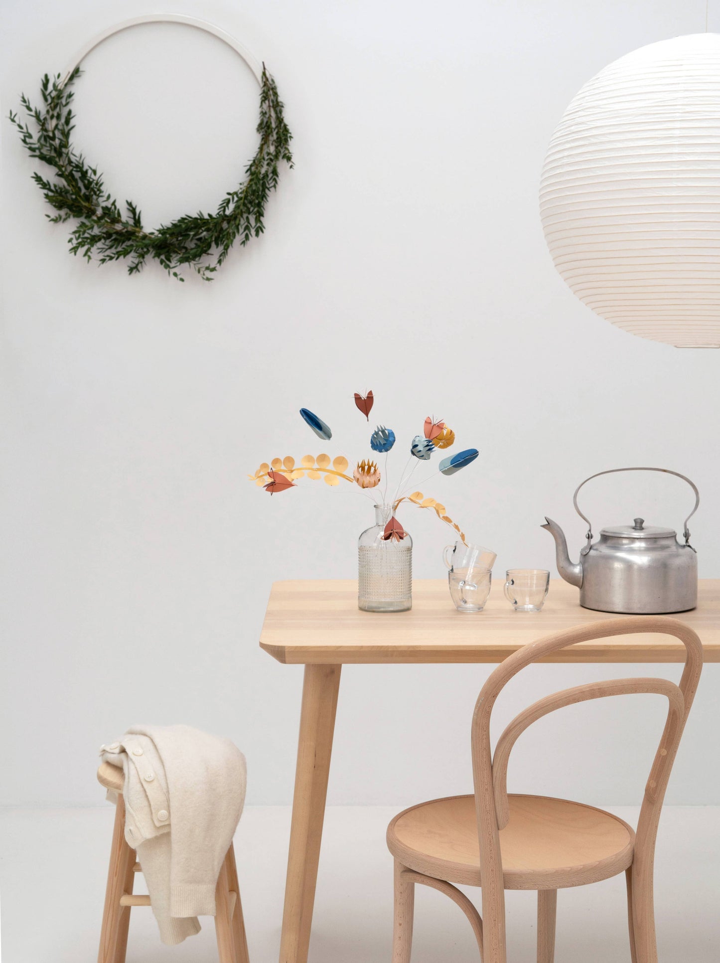 bastelset bunte blumen klein