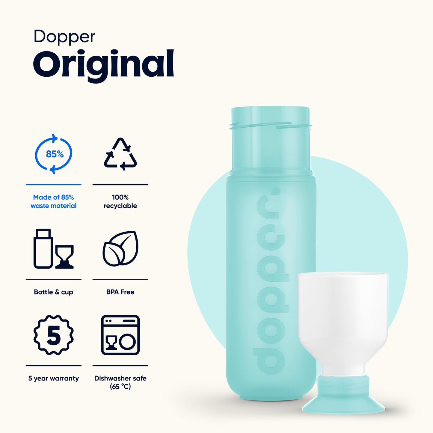 Dopper Trinkflasche 450 ml