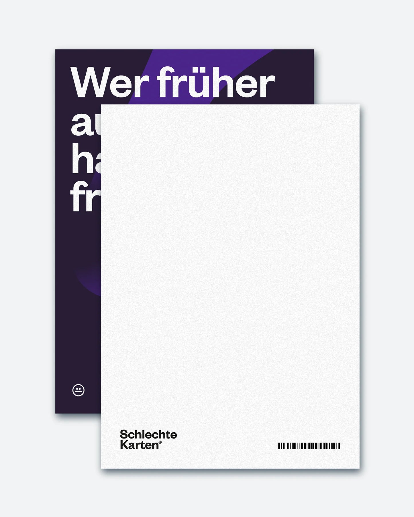 Postkarte »Wer früher aufgibt, hat länger frei.«