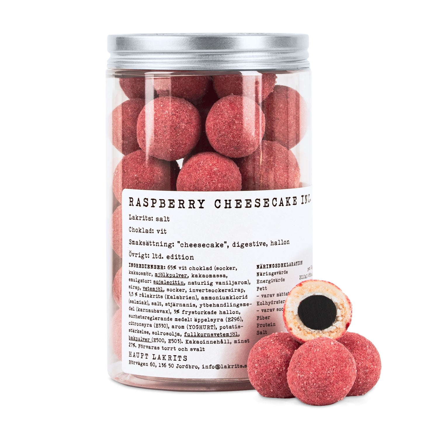 haupt lakrits raspberry cheesecake inc.