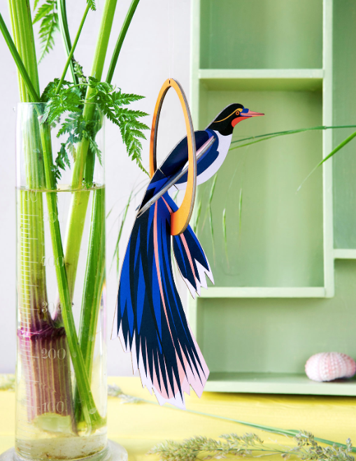 pop out card swinging flores