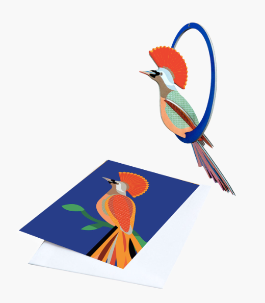 pop out card swinging crowned obi