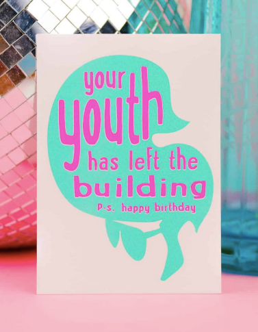 postkarte youth has left…