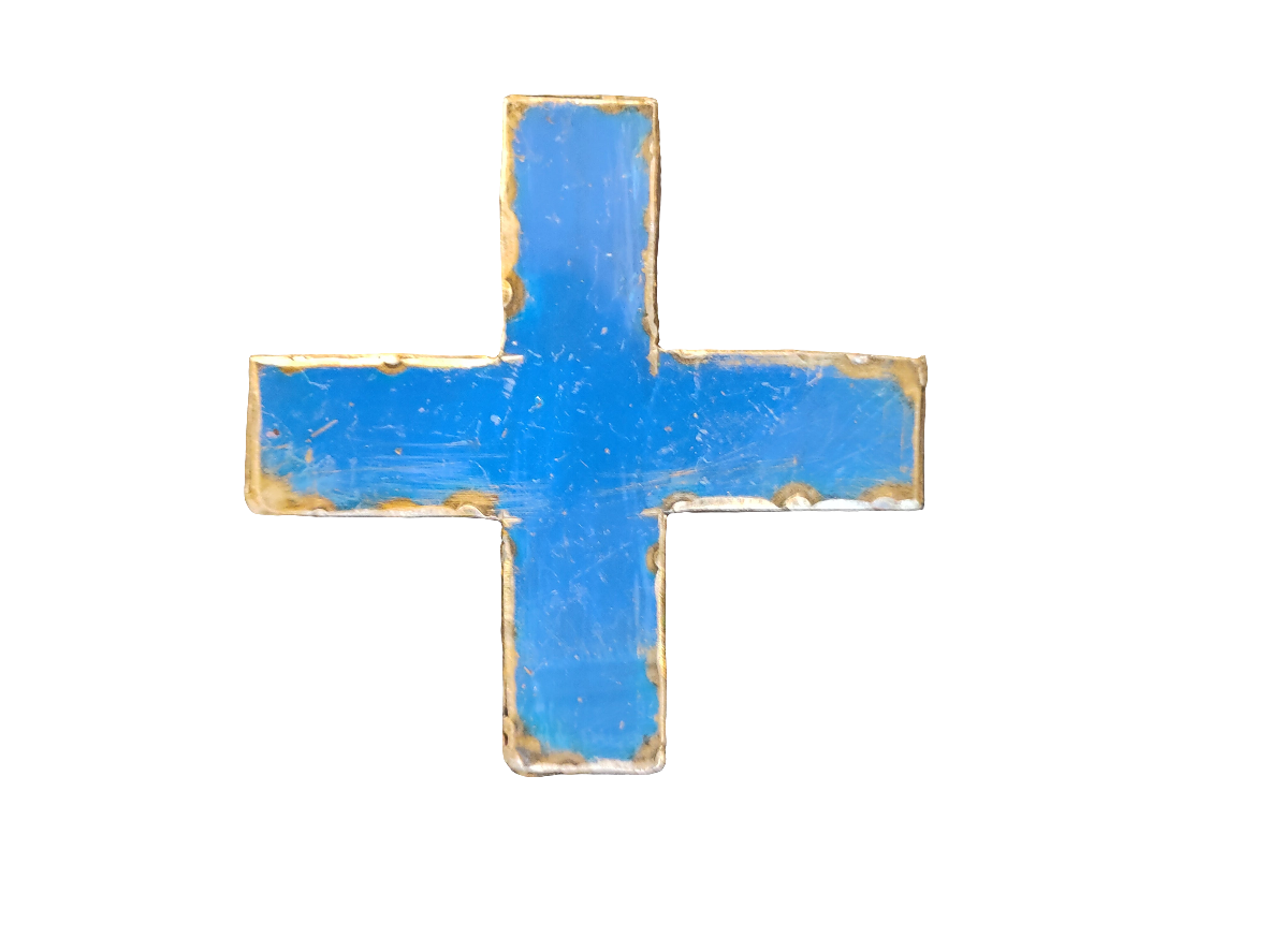 blechzeichen + (plus)