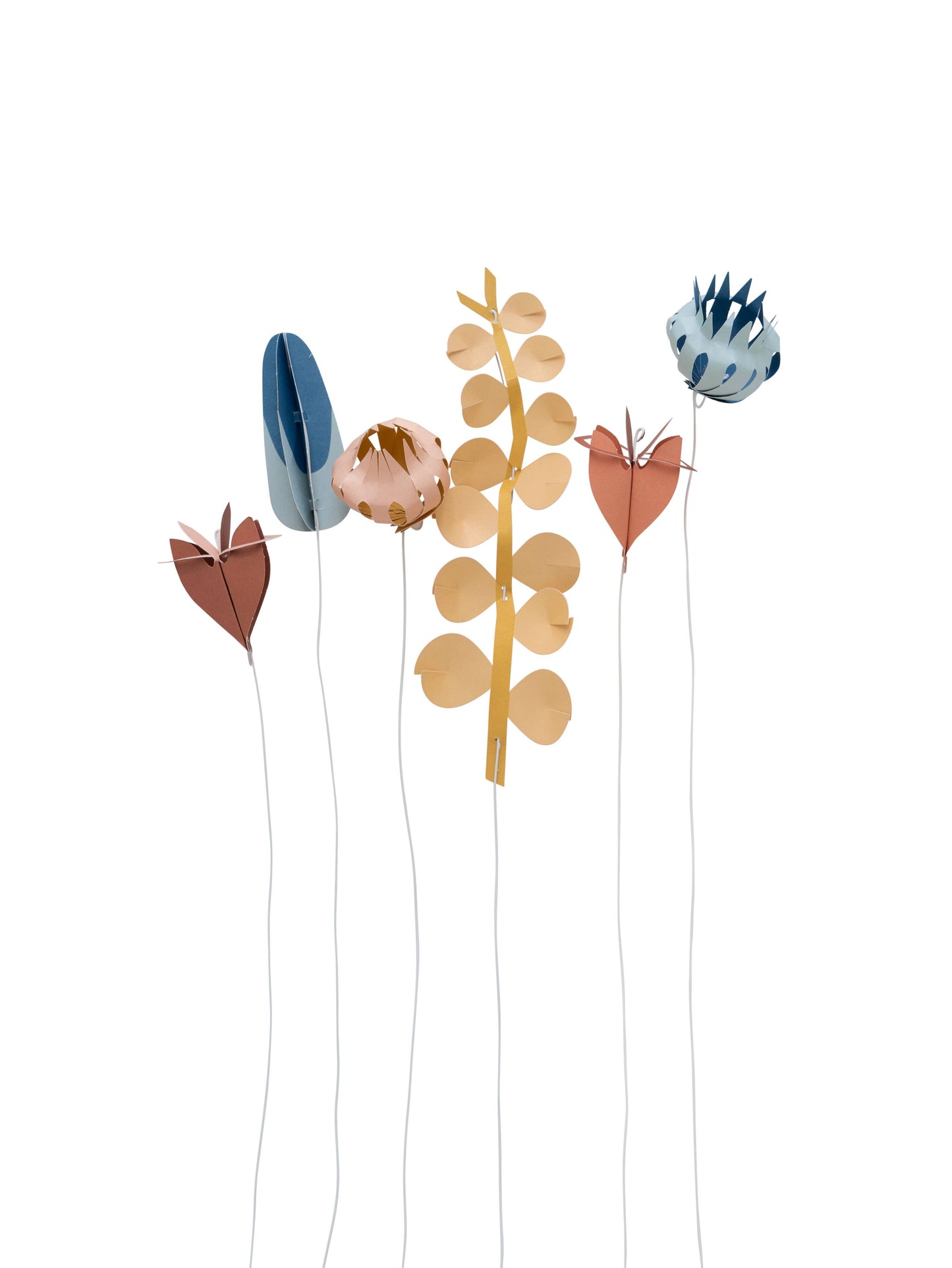 bastelset bunte blumen klein