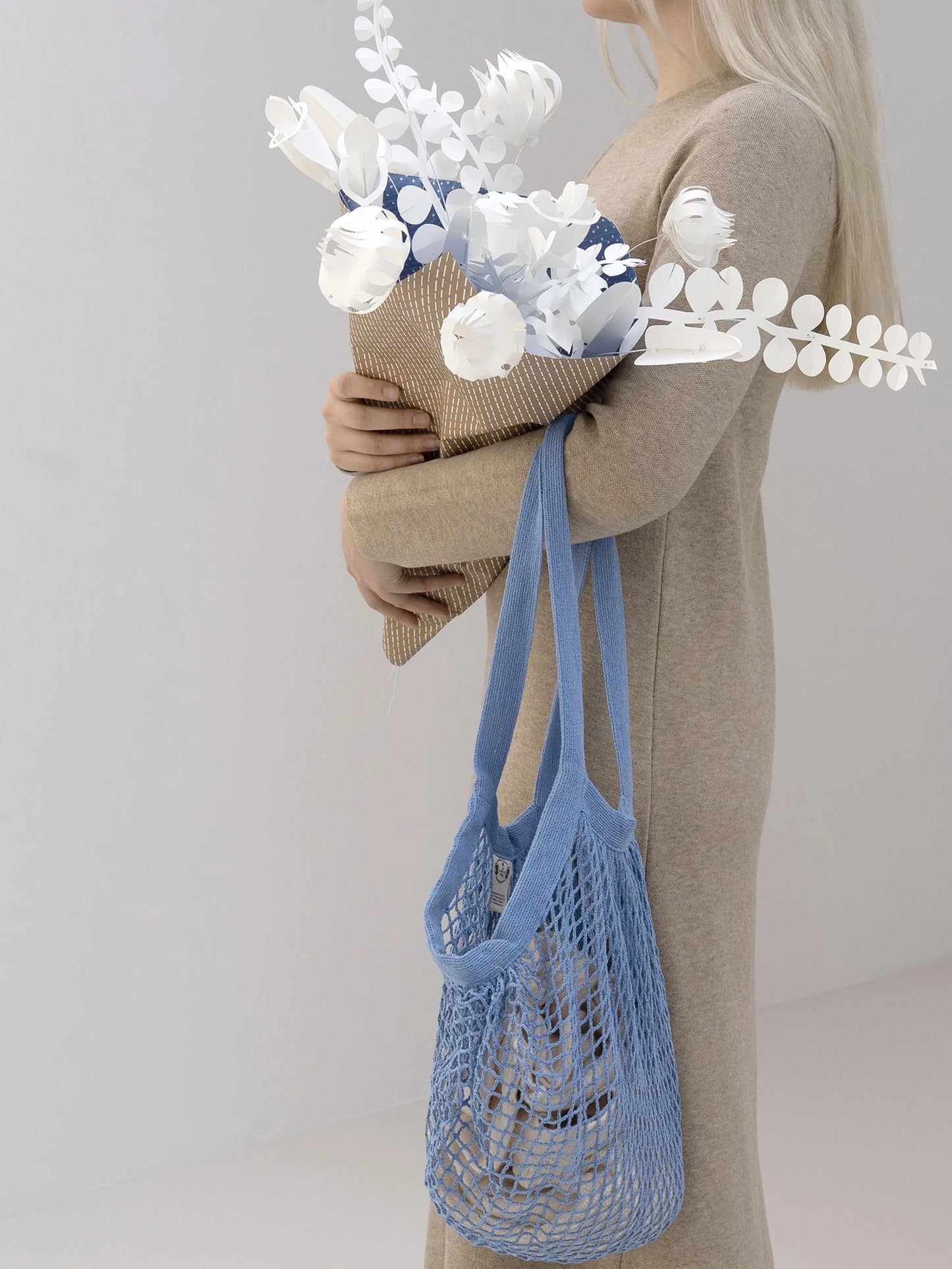 bastelset weiße blumen