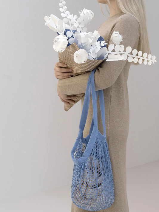 bastelset weiße blumen