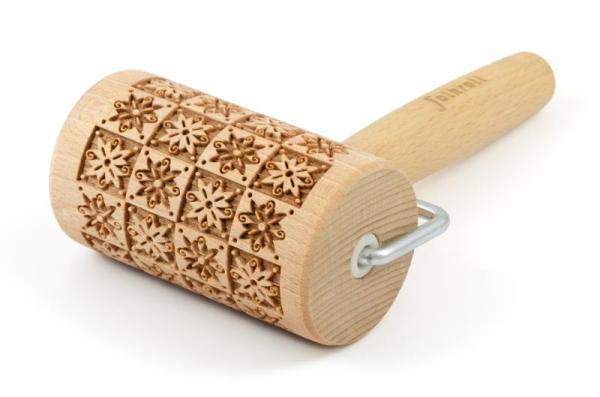 mini teigrolle mit prägung