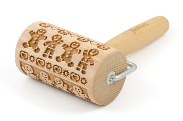 mini teigrolle mit prägung