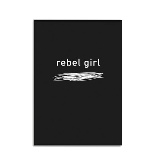 postkarte rebel girl