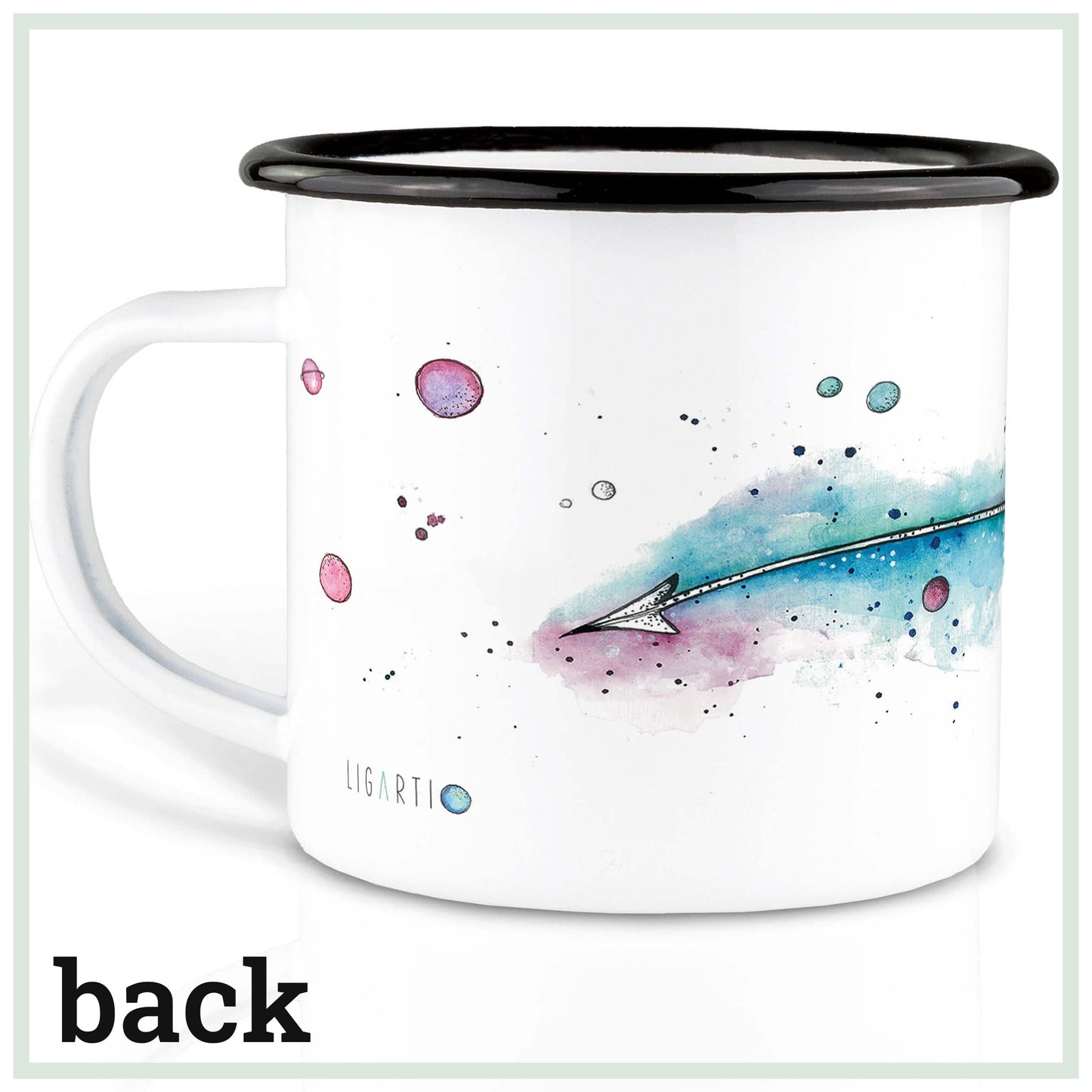 emailletasse space rochen