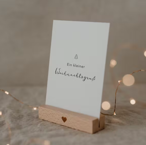 postkarte "weihnachtsgrüße"