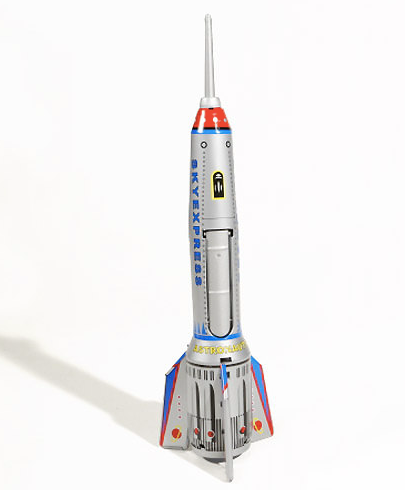 Roboter Rakete Skyexpress