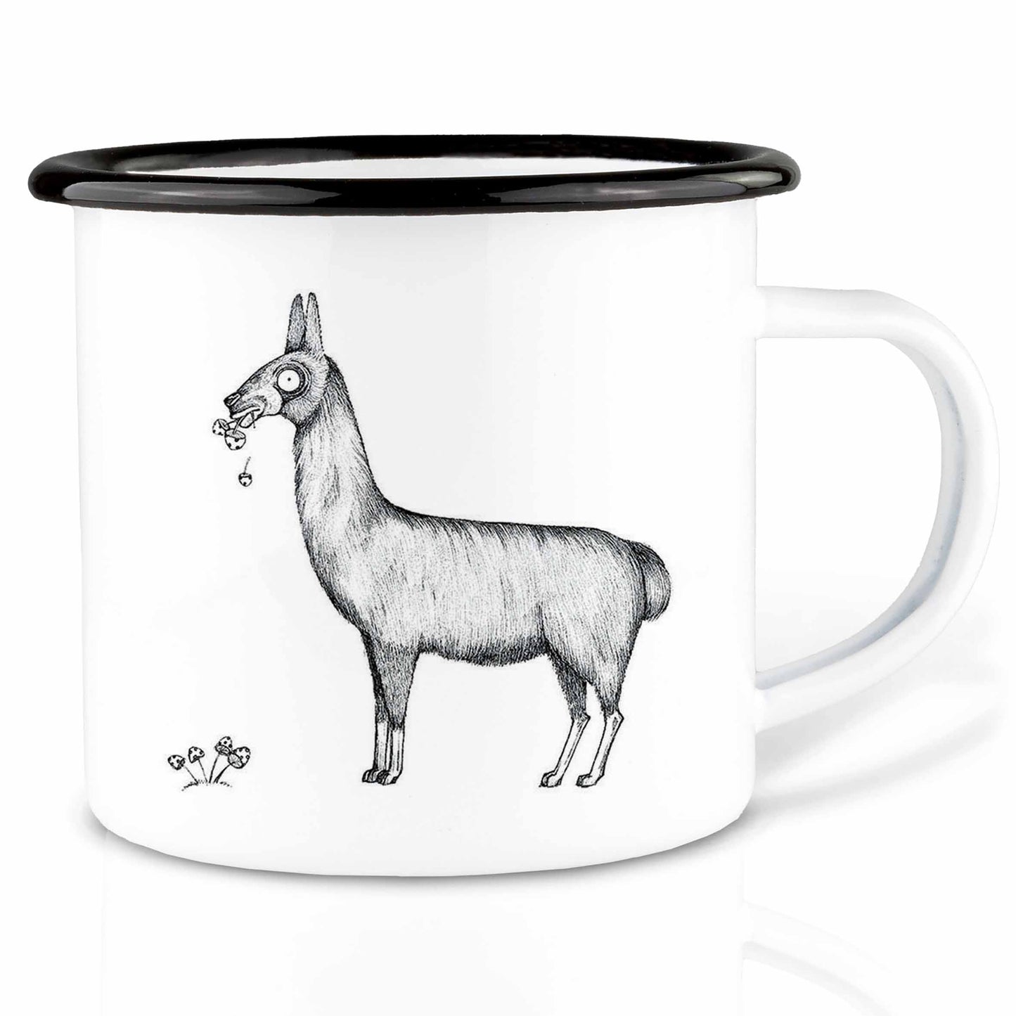 emailletasse lama