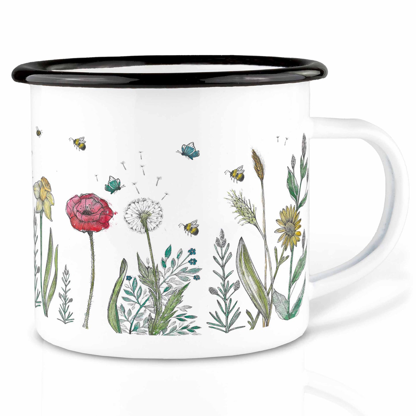 emailletasse blumenwiese