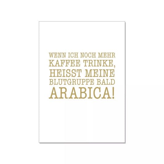 postkarte mehr kaffee