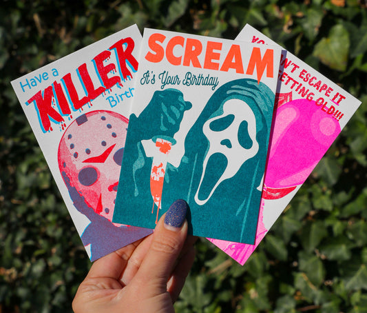 postkarte scream