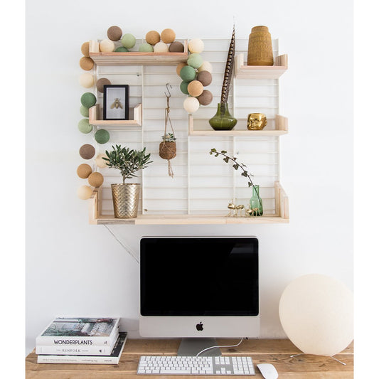 lichterkette 20 kugeln indoor forest green