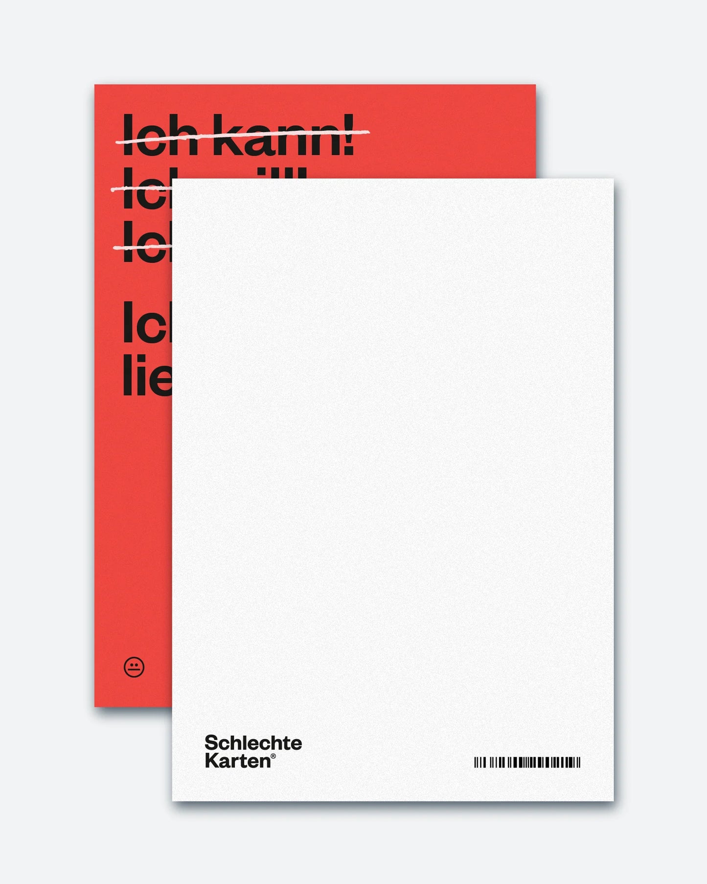 Postkarte »Ich kann! Ich will! Ich werde! Ich möchte lieber nicht.«