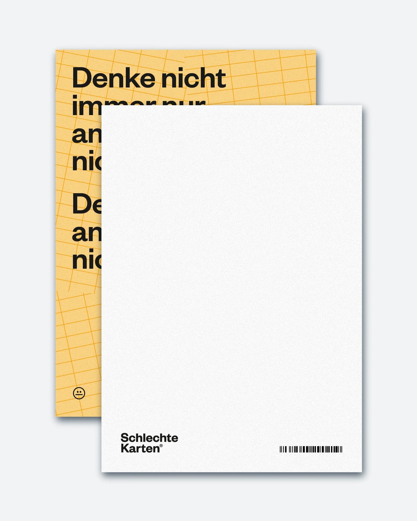 Postkarte »Denke nicht immer nur an das, was du nicht hast.«