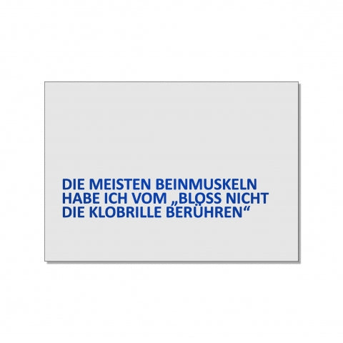 postkarte beinmuskeln