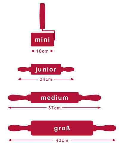 mini teigrolle mit prägung