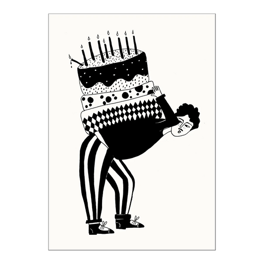 postkarte "geburtstagskuchen"