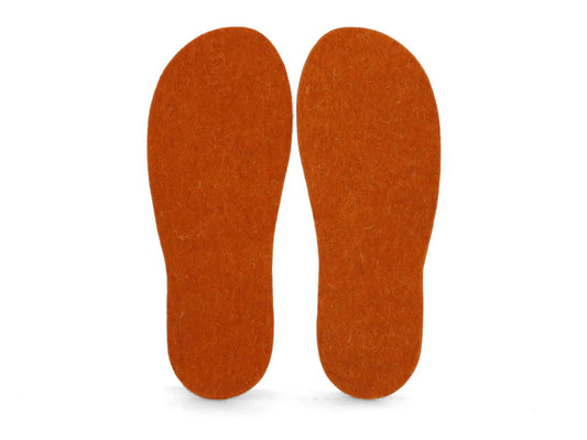 filzsohle orange 5mm von woolfit