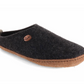 filzpantoffel woolfit tundra dunkelgrau