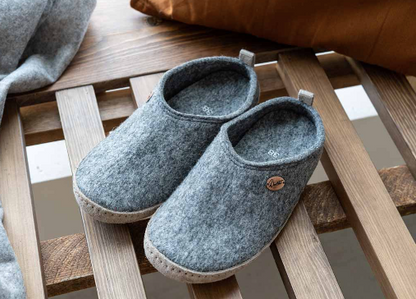 filzpantoffel tundra von woolfit